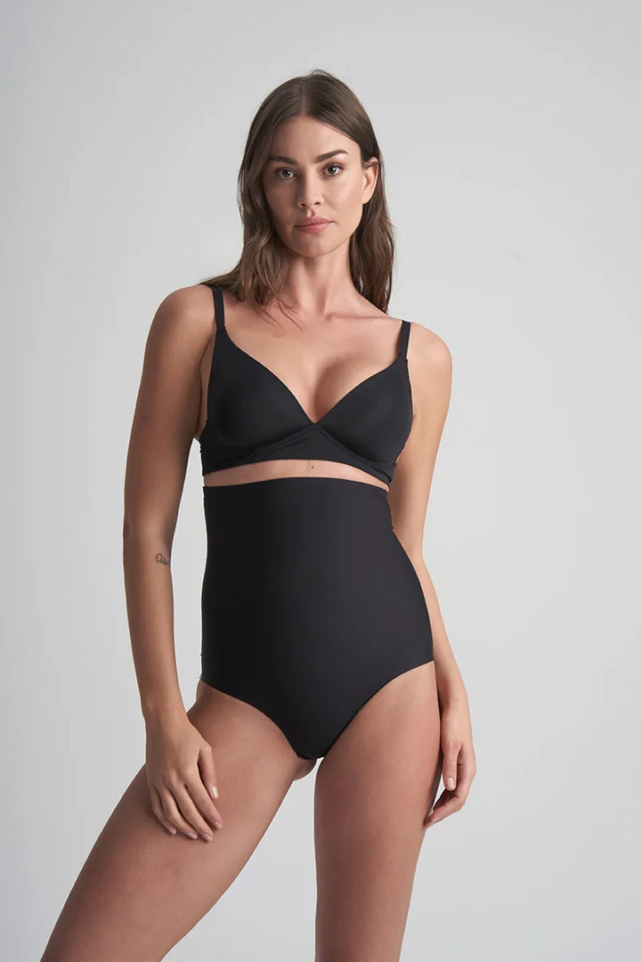 ByeBra - Sculpting Shapewear (Strong Support) Sculpting High Waist Brief Black