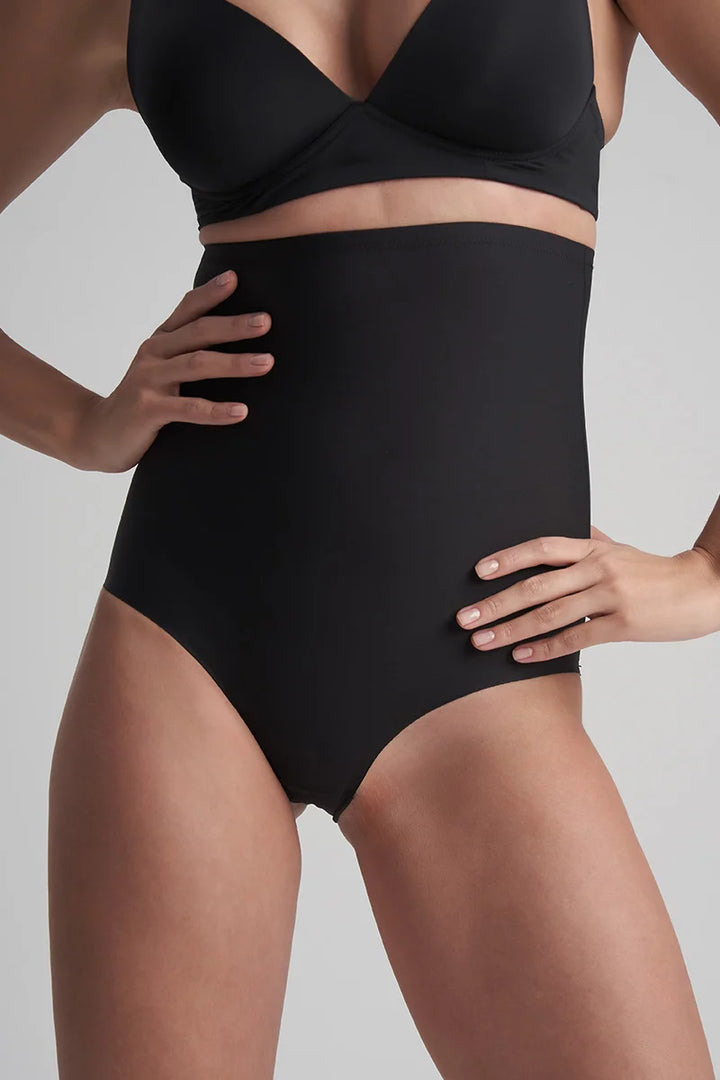 ByeBra - Sculpting Shapewear (Strong Support) Sculpting High Waist Brief Black