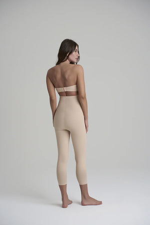 ByeBra - Sculpting Shapewear (Strong Support) Sculpting High Waist Capri Beige