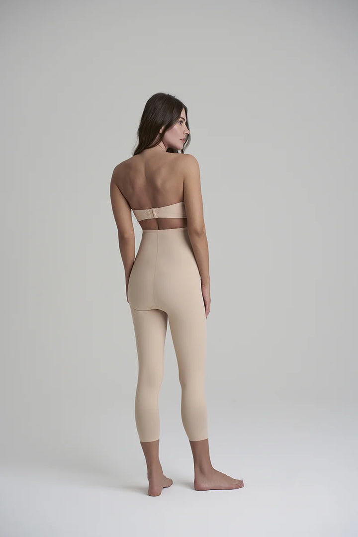 ByeBra - Sculpting Shapewear (Strong Support) Sculpting High Waist Capri Beige