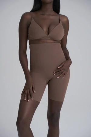 ByeBra - Sculpting Shapewear (Strong Support) Sculpting High Waist Short Cocoa