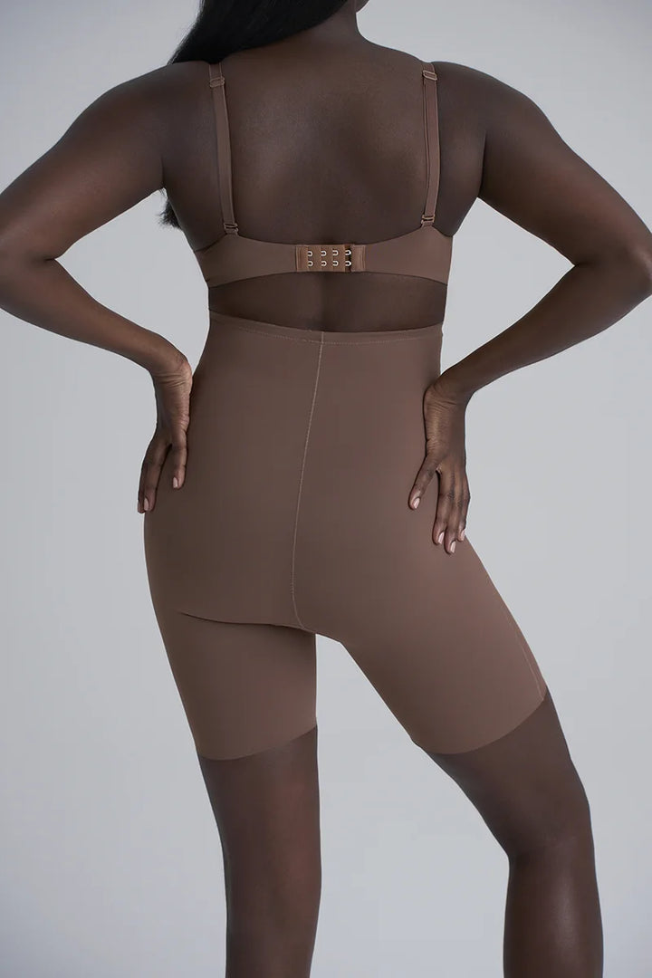 ByeBra - Sculpting Shapewear (Strong Support) Sculpting High Waist Short Cocoa
