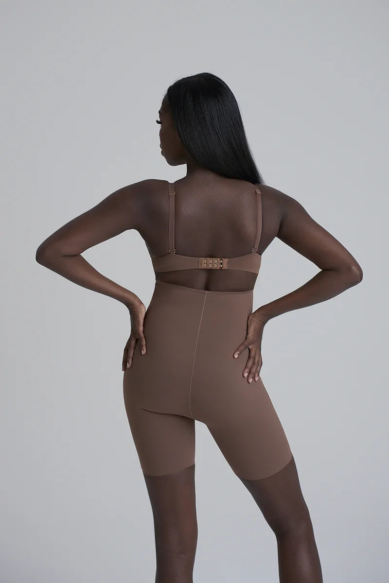 ByeBra - Sculpting Shapewear (Strong Support) Sculpting High Waist Short Cocoa