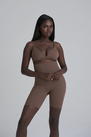 ByeBra - Sculpting Shapewear (Strong Support) Sculpting High Waist Short Cocoa