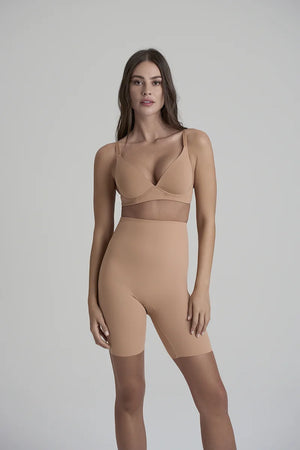 ByeBra - Sculpting Shapewear (Strong Support) Sculpting High Waist Short Honey