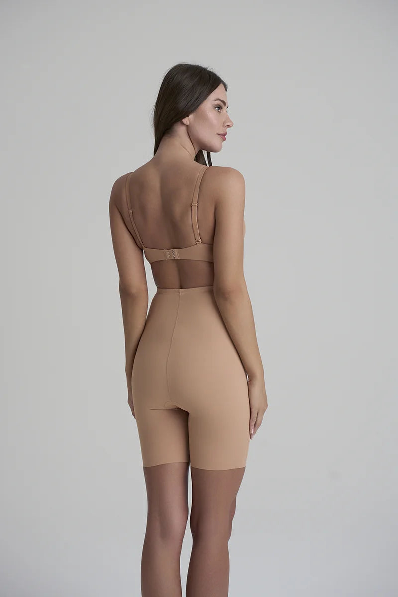 ByeBra - Sculpting Shapewear (Strong Support) Sculpting High Waist Short Honey