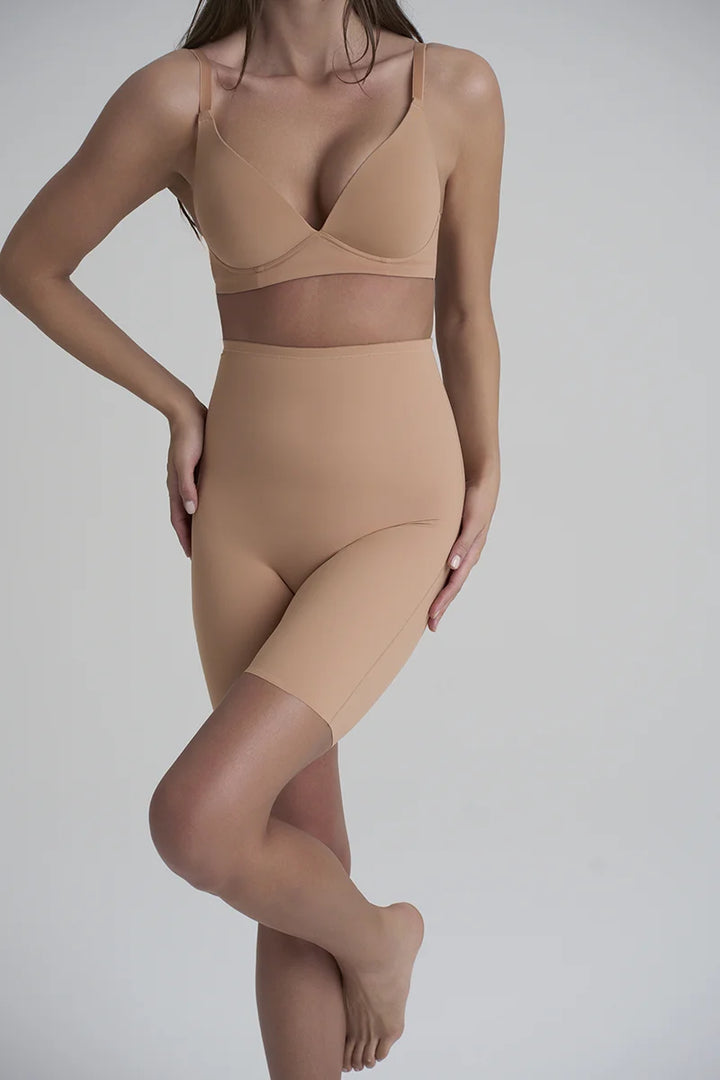 ByeBra - Sculpting Shapewear (Strong Support) Sculpting High Waist Short Honey