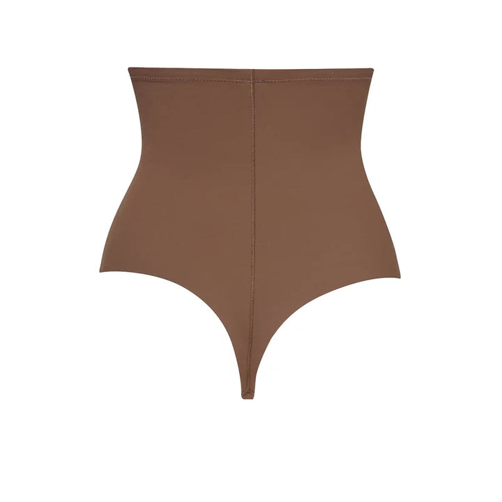 ByeBra - Sculpting Shapewear (Strong Support) Sculpting High Waist Thong Cocoa