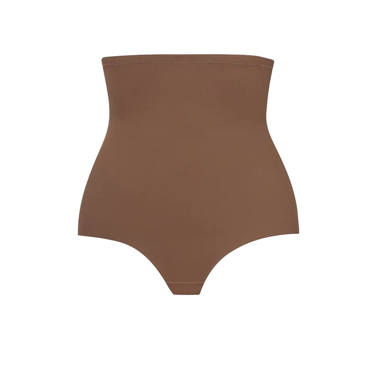 ByeBra - Sculpting Shapewear (Strong Support) Sculpting High Waist Thong Cocoa