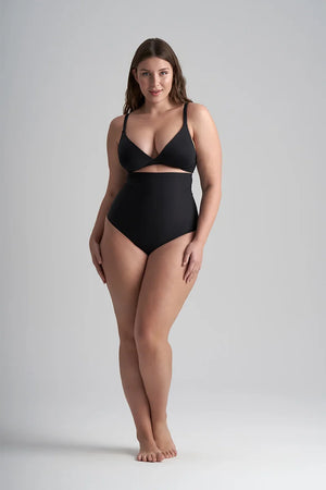 ByeBra - Sculpting Shapewear (Strong Support) Sculpting High Waist Thong Black