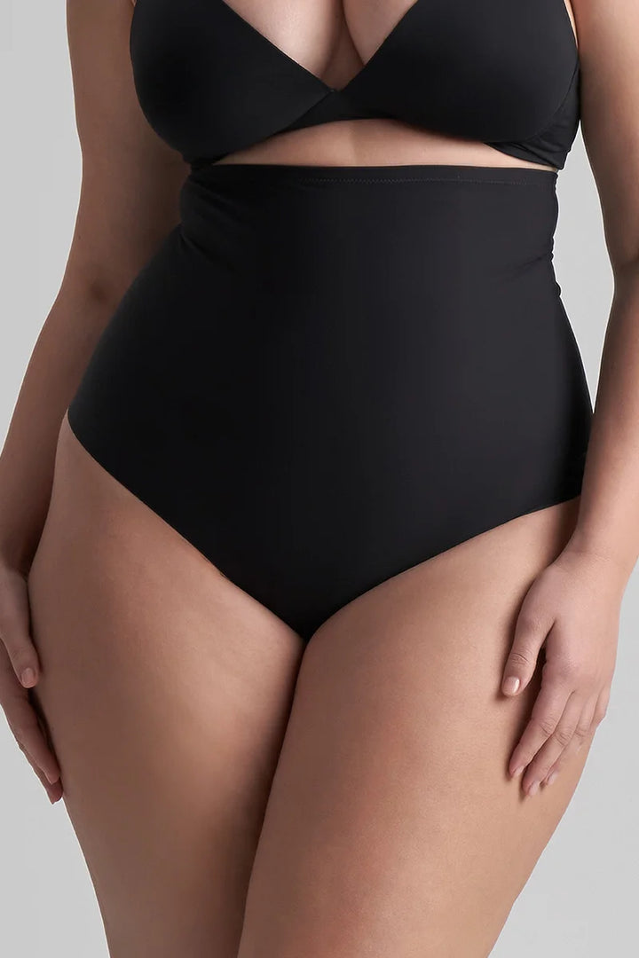 ByeBra - Sculpting Shapewear (Strong Support) Sculpting High Waist Thong Black