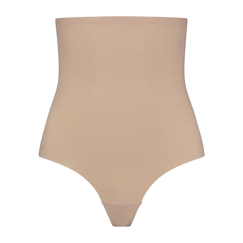 ByeBra - Sculpting Shapewear (Strong Support) Sculpting High Waist Thong Beige