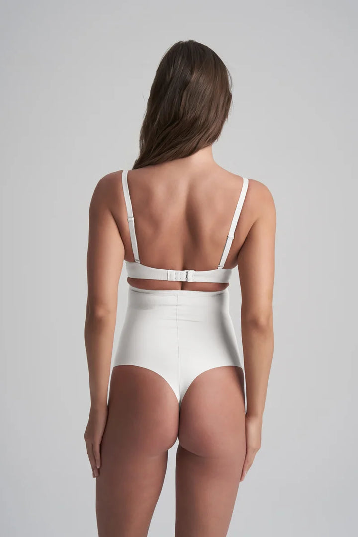 ByeBra - Sculpting Shapewear (Strong Support) Sculpting High Waist Thong Ivory