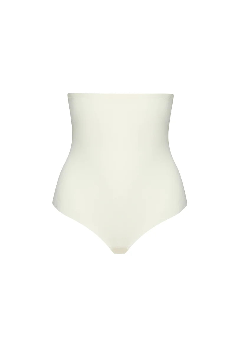 ByeBra - Sculpting Shapewear (Strong Support) Sculpting High Waist Thong Ivory