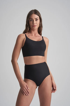 ByeBra - Sculpting Shapewear (Strong Support) Sculpting Mid Waist Brief Black