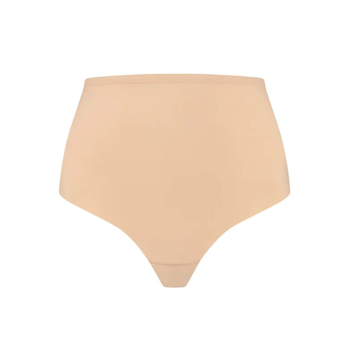 ByeBra - Sculpting Shapewear (Strong Support) Sculpting Mid Waist Thong Beige