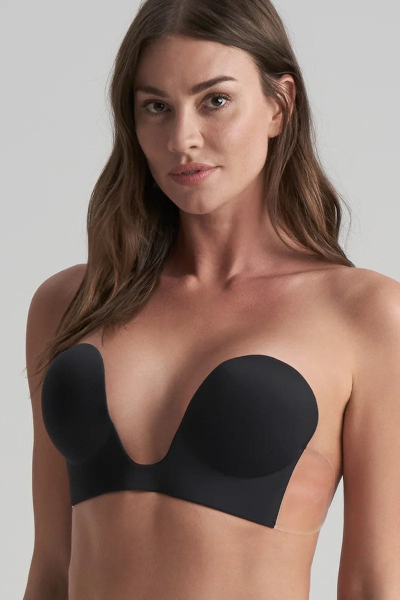 ByeBra - Adhesive Bras Seamless U-Style Bra Black