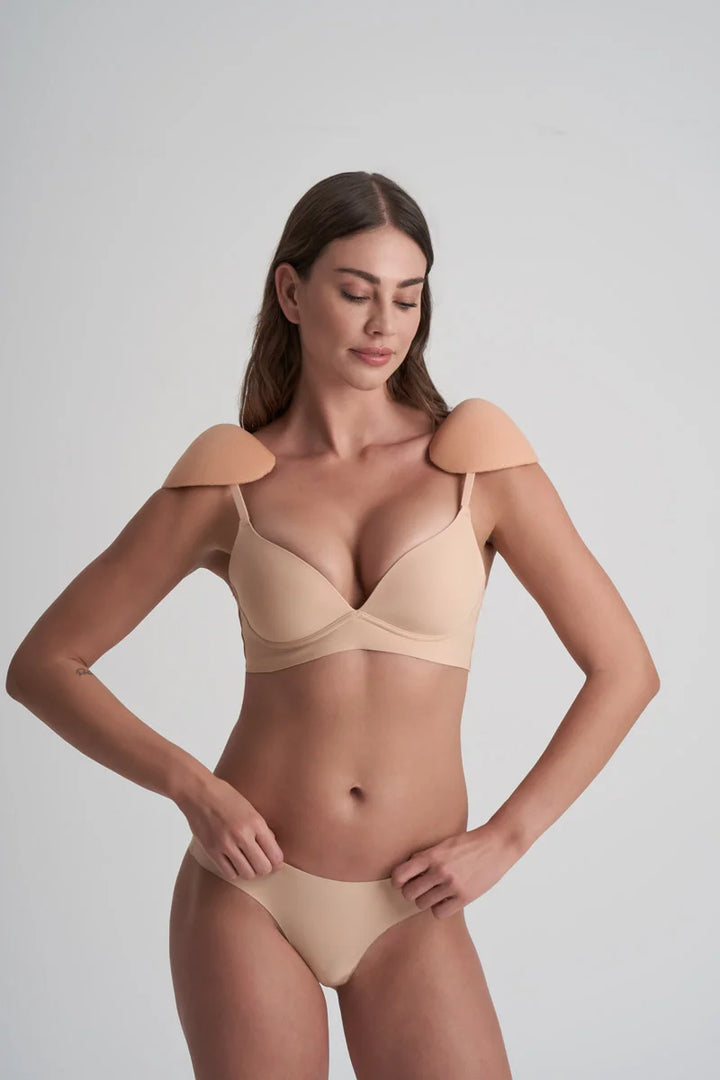 ByeBra - Special Solutions Shoulder Bra Pads Beige