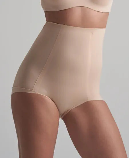 ByeBra - Smooth Essentials (Mid Support) High Waist Brief Beige
