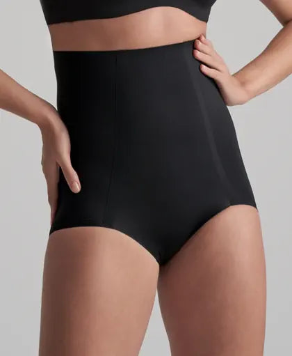 ByeBra - Smooth Essentials (Mid Support) High Waist Brief Black