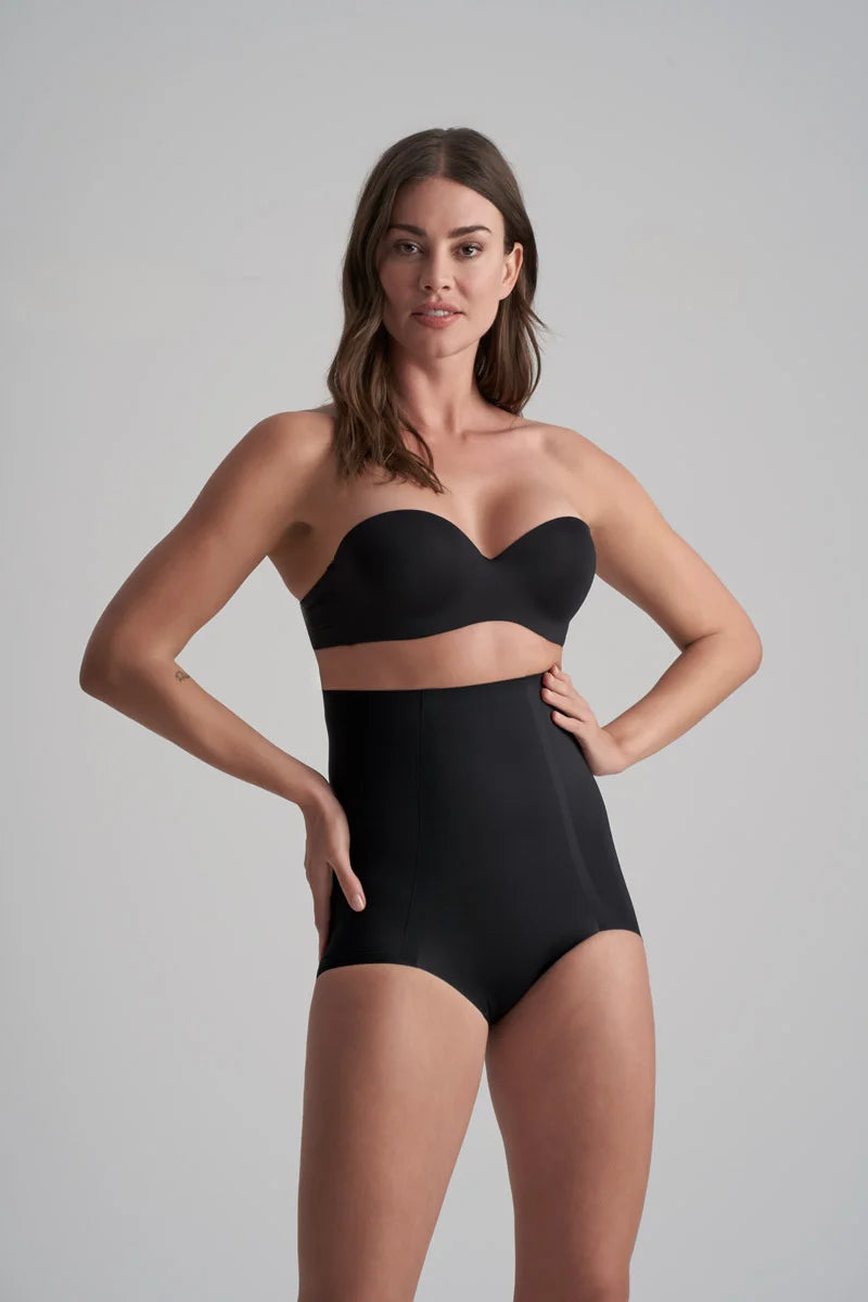 ByeBra - Smooth Essentials (Mid Support) High Waist Brief Black