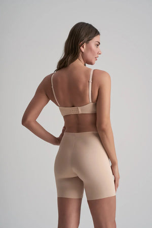 ByeBra - Smooth Essentials (Mid Support) Mid Waist Short Beige