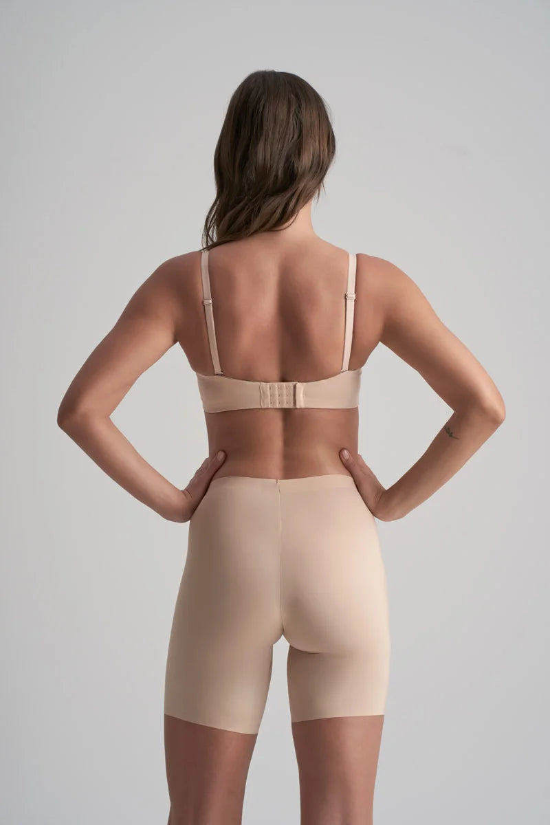 ByeBra - Smooth Essentials (Mid Support) Mid Waist Short Beige