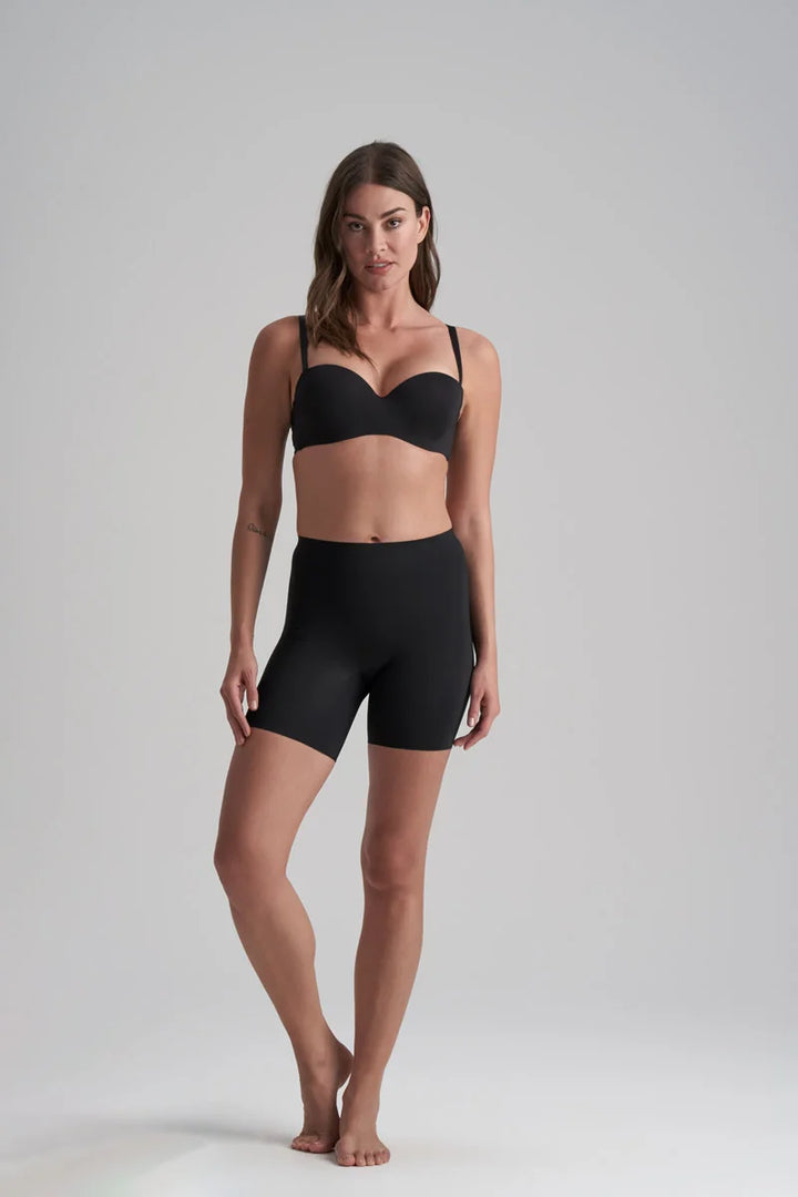 ByeBra - Smooth Essentials (Mid Support) Mid Waist Short Black