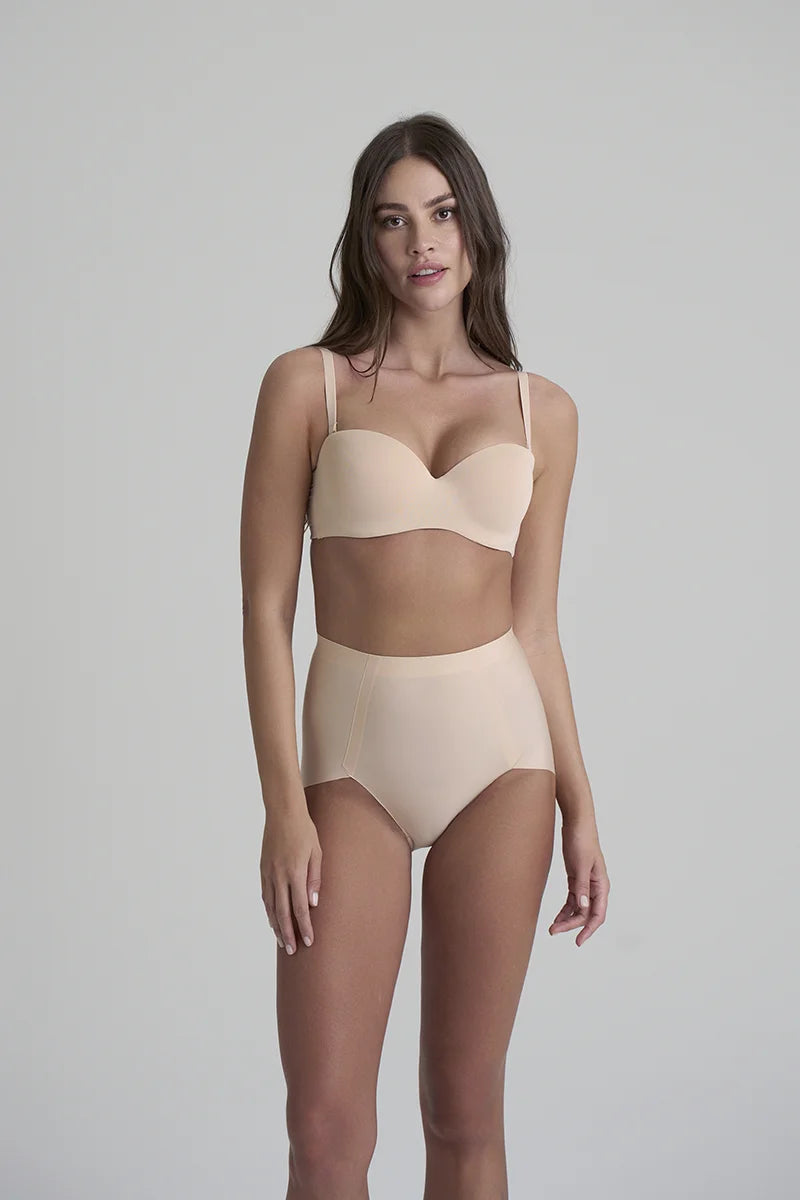 ByeBra - Smooth Essentials (Mid Support) Mid Waist Brief 2-Pack Beige