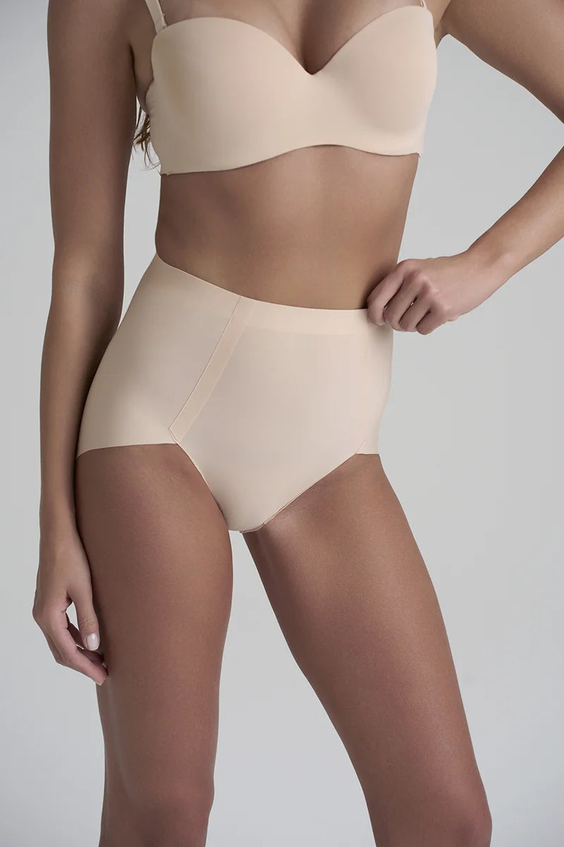 ByeBra - Smooth Essentials (Mid Support) Mid Waist Brief 2-Pack Beige