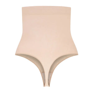 ByeBra - Seameless Shapewear (Strong Support) Soft Touch High Waist Thong Beige
