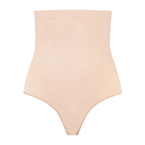 ByeBra - Seameless Shapewear (Strong Support) Soft Touch High Waist Thong Beige