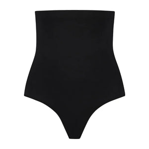 ByeBra - Seameless Shapewear (Strong Support) Soft Touch High Waist Thong Black