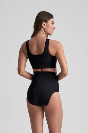 ByeBra - Seameless Shapewear (Strong Support) Soft Touch Mid Waist Brief Black