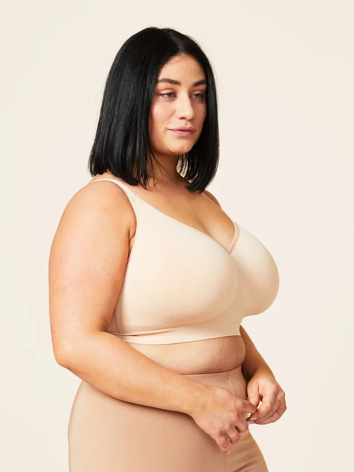Sugar Candy - Basic Seamless Wire Free Bralette Beige