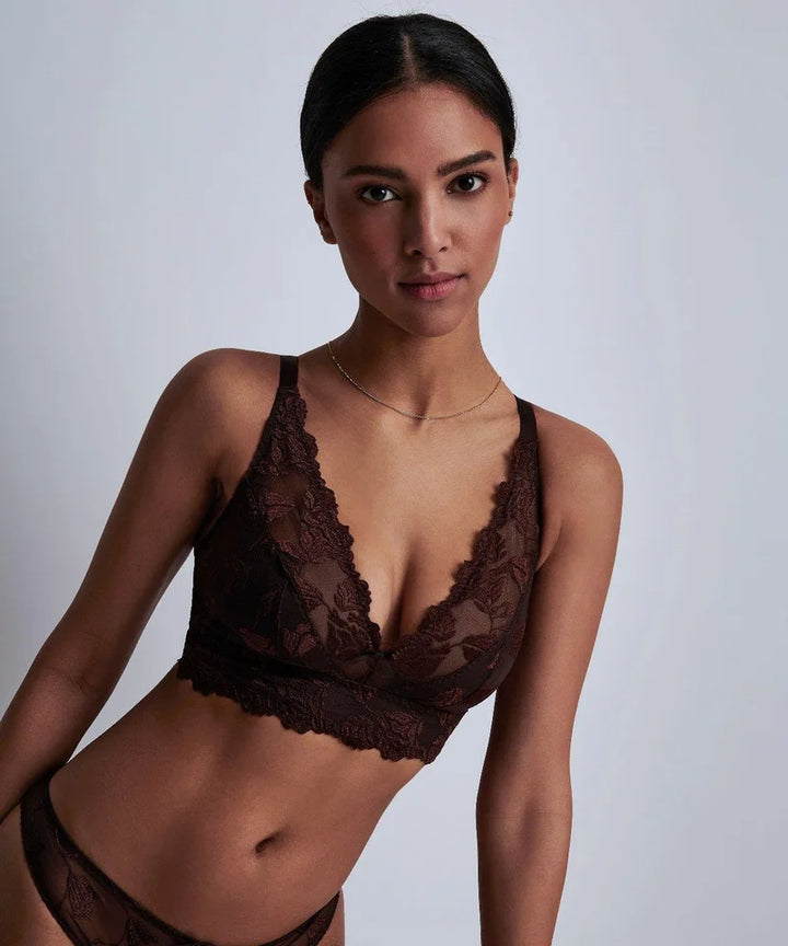 Aubade - Softessence Padded Triangle Bralette Espresso