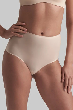 ByeBra - Uni Stretch (1-Size-Fits-Most) Uni Stretch High Brief Beige