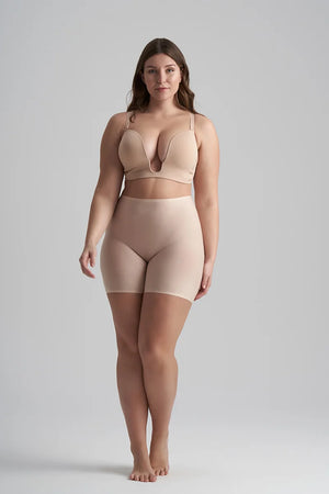 ByeBra - Uni Stretch (1-Size-Fits-Most) Uni Stretch Mid Waist Short Beige