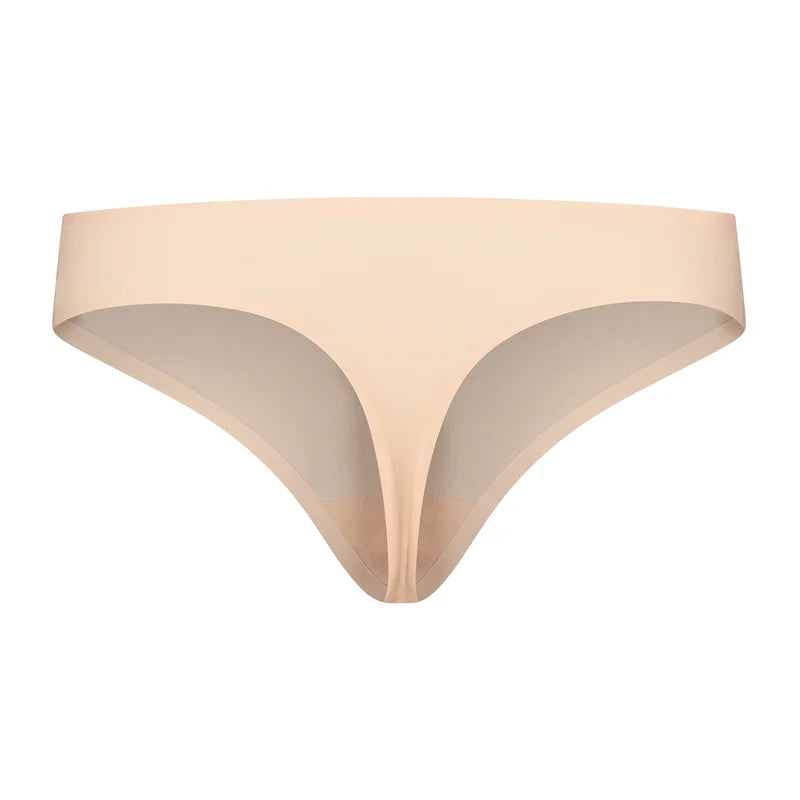 ByeBra - Uni Stretch (1-Size-Fits-Most) Uni Stretch Thong Beige