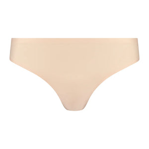 ByeBra - Uni Stretch (1-Size-Fits-Most) Uni Stretch Thong Beige