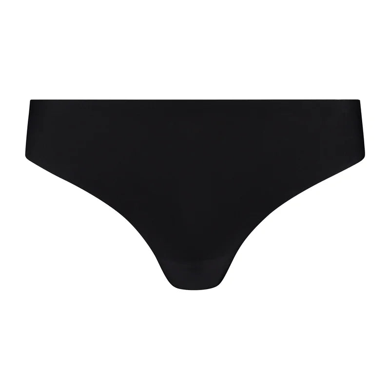 ByeBra - Uni Stretch (1-Size-Fits-Most) Uni Stretch Thong Black