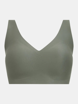 Chantelle - Softstretch Power Plunge Wirefree Bra Vert Argile