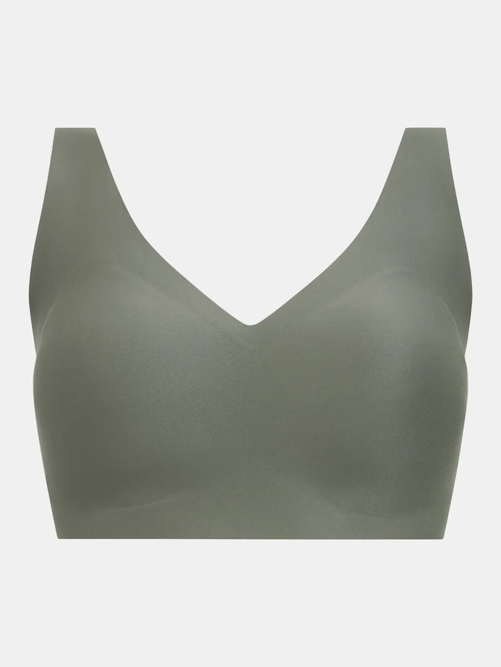 Chantelle - Softstretch Power Plunge Wirefree Bra Vert Argile