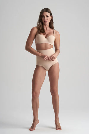 ByeBra - Waist Control Shapewear (Extra Strong Support) Waist Control High Waist Brief Beige