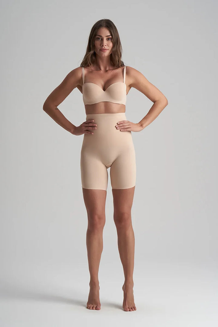 ByeBra - Waist Control Shapewear (Extra Strong Support) Waist Control High Waist Short Beige