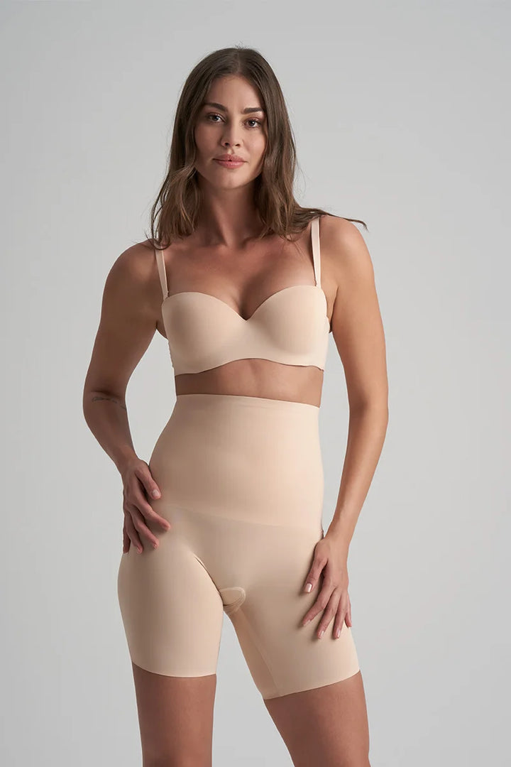 ByeBra - Waist Control Shapewear (Extra Strong Support) Waist Control High Waist Short Beige