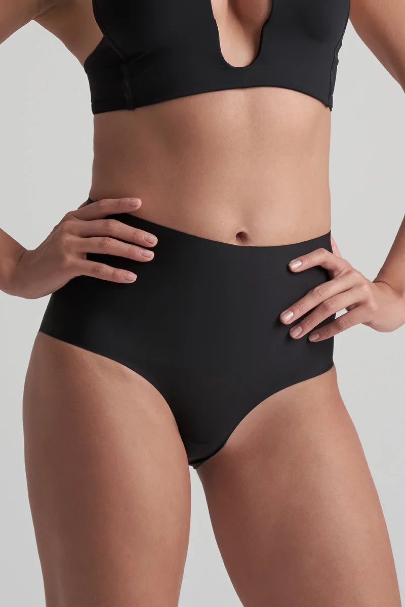 ByeBra - Waist Control Shapewear (Extra Strong Support) Waist Control Mid Waist Brief Black