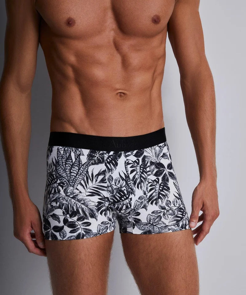 Aubade - Aubade Men Duo Boxer Black Leaves