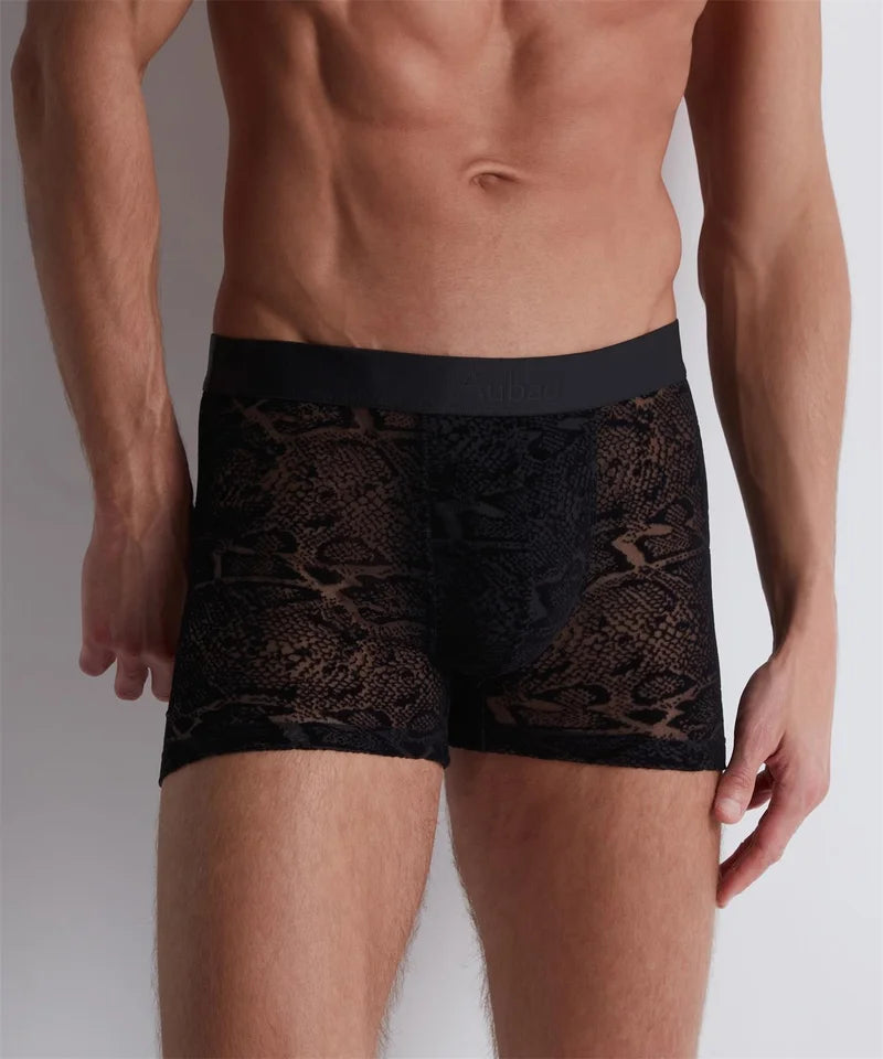 Aubade - Aubade Men Shorts Black Python