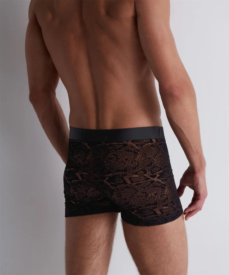 Aubade - Aubade Men Shorts Black Python